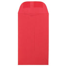 JAM Paper #3 Coin Envelopes, 2.5 x 4.25, Brite Hue Red Recycled, 100 Pack-Red Envelopes