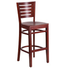 Flash Furniture – Tabouret bistro Darby en bois à dossier ajouré, acajou (XUDGW018BMA)-Tabouret de bar à manger en bois