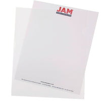 JAM Paper Plastic Sleeves - 9" x 11.5" - Clear - 24 Pack (2226316988g)-Clear