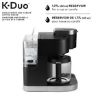 Keurig K-Duo Single Serve K-Cup Pod And Carafe Coffee Maker - With Programmable Features And Strong Brew Function - Black-12-cup glass carafe: included with your coffee maker along with a heating plate to keep coffee hot
