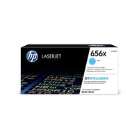 HP 656X (CF461X) Cyan High Yield Original LaserJet Toner Cartridge-High-yield toner cartridge, up to 22000 pages