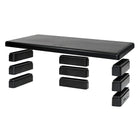 DAC MP-212 Height-Adjustable Ultra-Wide Monitor Riser/Stand with 2 USB Ports-Convenient USB Chargers - Easy access to your devices and gadgets while charging