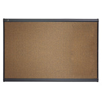 Quartet Prestige Coloured Cork Bulletin Board - Graphite Frame - 72" x 48"-Coloured cork board