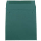 JAM Paper 6.5 x 6.5 Square Envelopes, Teal, 50 Pack-Teal Envelopes
