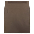 JAM Paper 8.5 x 8.5 Square Envelopes, Chocolate Brown Recycled, 250 Pack (234681H)-Blank interior for personalized message