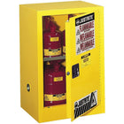 Justrite Countertop and Compac Sure-Grip Ex Safety Cabinets, 1 Door, Manual, Compac, 15 Gal, 23 1/4" x 18" x 44"-Improved access to often used liquids, without compromising safety
