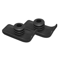 Drive Medical Walker Ski Glides, Black, 2 Pack-Black, Plastic
