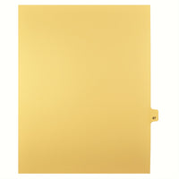 Mark Maker Legal Tabs - Letter Size - Buff - 1/25th cut - 25 tabs per package - 5 packages Pack - Number 67-Buff Single Tabs