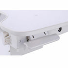 Rocelco 32" Adjustable Sit/Stand Laptop Desk Riser with Anti Fatigue Mat - White-ADR sits 4.75 inches about the surface it rests on. 