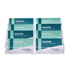Deflecto Business Card Holder - 8 Compartments - Clear-Desktop unit