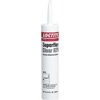 Loctite Superflex Rtv Silicone Adhesive Sealant, 300 Ml, Cartridge, Clear - 4 Pack-Colour: Clear