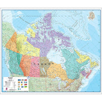Round World Products Canada Laminated Map, Grade All (RWPHM06)-Ages all and grades all
