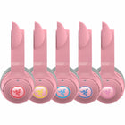 Razer - Casque sans fil Kraken Kitty V2 BT Quartz Edition avec oreilles RVB Kitty-Seulement 325 g: Pour un confort permanent - Streamez ou jouez pendant des heures sans aucune fatigue grâce à une conception légère et des coussinets d’oreille moelleux et respirants, en tissu et simili cuir.