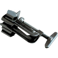 Grip-on Double hands-free Locking Plier Holder-Acts as a vise holding two 5" to 10" locking plier for hands-free operation.