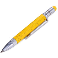 Troika Construction Liliput Multitasking Ballpoint Pen - Yellow-Small multitasking ballpoint pen