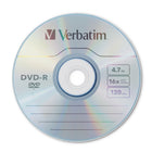 Verbatim AZO DVD-R 4.7GB 16X Slim Case with Branded Surface, 10 pack-4.7GB, 120 Minutes, Compatible with up to 16X DVD-R Hardware