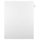 Mark Maker Legal Exhibit Index Tab White Single Tabs, 1/25th Cut, Letter Size, No Holes, Number 178, 25 Pack-White Single Tabs, 1/25th Cut
