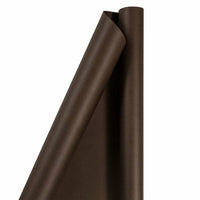 JAM Paper Gift Wrap - Matte Wrapping Paper - 25 Sq Ft per Roll - Matte Chocolate Brown - 2 Pack-Chocolate Brown Matte, Colourful Wrapping Paper will make anyone excited to find out what’s inside