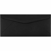 JAM Paper #10 Business Premium Envelopes - 4 1/8" x 9 1/2" - Smooth Black - 50 Pack-Colour: Smooth Black Colour Envelopes