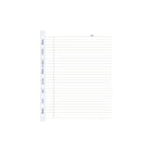 Blueline MiracleBind Refill - Ruled Sheets - 9-1/4" x 7-1/4" - 50 Sheets-MiracleBind ruled micro-perforated sheets with margin