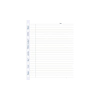 Blueline MiracleBind Refill - Ruled Sheets - 9-1/4" x 7-1/4" - 50 Sheets-MiracleBind ruled micro-perforated sheets with margin