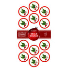 Geographics Holly & Ivy BL Seals - 1.25" - 40 Pack-Christmas Seals for arts & crafts, correspondence, cards and more