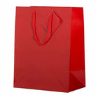 JAM Paper - Sacs-cadeaux brillants avec poignées en corde - Grand - 10 x 13 - Rouge - 3 sacs/paquet-Quantité : 3 par paquet