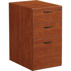 Office Star Napa Collection Box/Box/File Pedestal, Assembled, Cherry-Scratch-resistant, textured thermally fused laminate surfaces