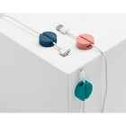 Poppin Modern Cable Catches - Assorted Colours-Product Dimensions: 1.25" x 0.5"