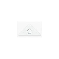Staedtler Set Square, 10", 45 degree-Precision made from the highest quality clear plastic