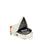 CHAMPS The Every Day Smart Waterproof Nylon Backpack with Charging Port - Ivory-Padded 15.6" laptop and tablet sleeve with compression strap closure