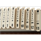 Pendaflex Plastic Sort-All Sorter - 2-1/2" x 23-1/4"-Rubber feet prevent device from sliding on the desktop