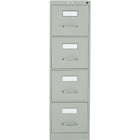 Staples Vertical Letter File Cabinet, 4 Drawer, Grey-Heavy-duty 3-piece, ball-bearing slide suspension for drawers that glide smoothly