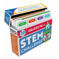 Carson Dellosa STEM Challenges Junior-These cards cover essential science topics for young learners such as plants, animals, insects, weather, transportation, and more