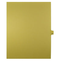 Mark Maker Legal Exhibit Index Tab Buff Single Tabs, 1/25th Cut, Letter Size, No Holes, Number 64, 25 Pack-Buff Single Tabs, 1/25th Cut