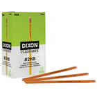 Dixon Classmate Wood-Cased Pencils - Soft - #2 - Yellow - 144 Pack-Large pack quantity perfect for school or office