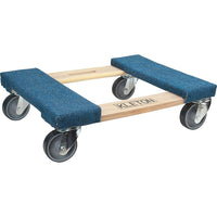 Kleton Carpeted Ends Hardwood Dolly (MN199)-Capacity: 900 lbs.