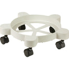 SCN Industrial Lil'Dolly Pail Dollies, Plastic, 75 Lbs. Capacity, 11" Diameter, Plastic Casters - 2 Pack-Capacity: 75 lbs.
