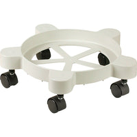 SCN Industrial Lil'Dolly Pail Dollies, Plastic, 75 Lbs. Capacity, 11" Diameter, Plastic Casters - 2 Pack-Capacity: 75 lbs.