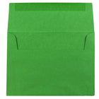 JAM Paper A6 Invitation Envelopes, 4.75 x 6.5, Brite Hue Green Recycled, 100 Pack (67195g)-Size: A6 (4 3/4" x 6-1/2")