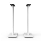 Kanto SP32PLW 32" Tall Bookshelf Speaker Floor Stands, White,2 Pack-Hollow interior and bottom channels help to conceal cables and speaker wire