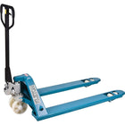 Kleton Heavy-Duty Hydraulic Pallet Trucks, 6,600 lb. capacity, 27"W., 48"L. Fork, Nylon Wheels-Rugged construction makes these pallet trucks the best value for your material handling needs