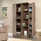 Sauder HomePlus Storage Cabinet - 71.22" H - Salt Oak (422428)-Quick and Easy Assembly