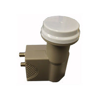 Digiwave Linear Standard Dual LNBF, 4" x 3" x 4", Grey-Full coverage of Ku-Band for Analog and Digital reception