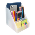 Gry Mattr Desk Storage Box - 7.2"L x 5.79"W x 7.05"D-Plastic, frosted
