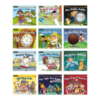 Newmark Learning Rising Readers 12 Titles Nursery Rhyme Tales 1 Single Copy Book Set - 12 Pack (NL-0440)-Ages 4 - 7 years and grade p - 1st
