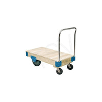 Kleton Platform Trucks - All Wood Deck Platform Trucks, Deck Width: 36", Handle Height: 44", Capacity: 3000 Lbs.-Deck Width: 36"