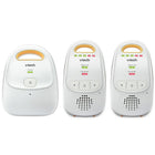 Vtech Audio Baby Monitor with 2 Parent Units, (DM111-2)-This digital monitor uses DECT 6.0 digital technology which eliminates background noise and prevents interference