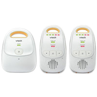 Vtech Audio Baby Monitor with 2 Parent Units, (DM111-2)-This digital monitor uses DECT 6.0 digital technology which eliminates background noise and prevents interference