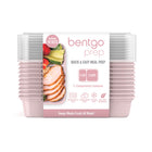 Bentgo Prep 2-Compartment Meal Prep Container - Blush Pink - 10 Pack-Lightweight and portable enough to take them with you to work, school, the gym, or traveling